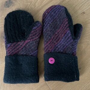 Handmade sweater mittens